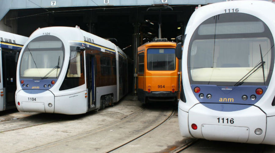 Straßenbahn in Betrieb