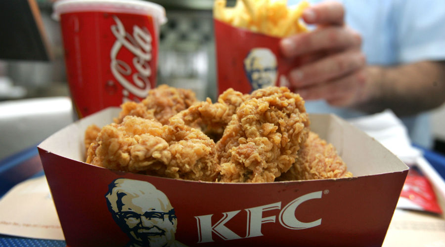 KFC pollo fritto