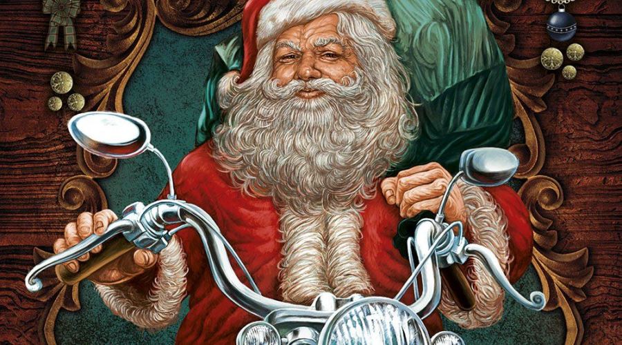 Santa Claus in moto 2019