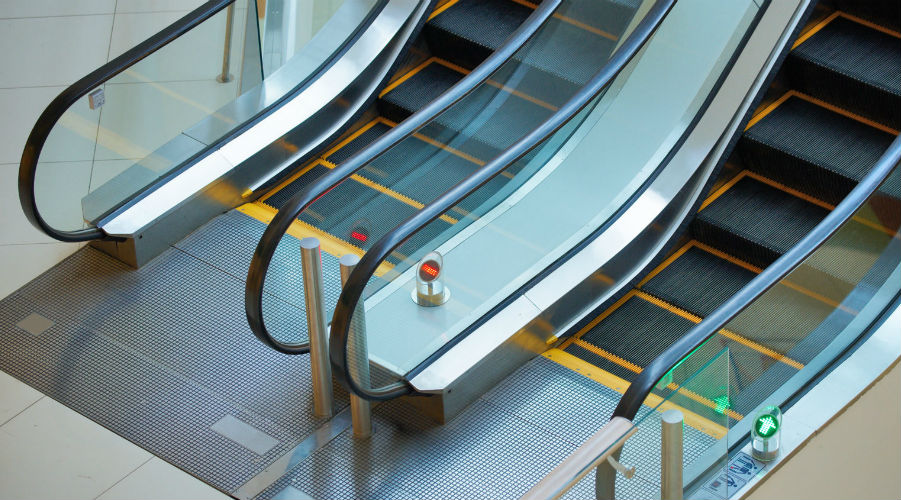 imagen de ejemplo de las escaleras mecánicas de Nápoles