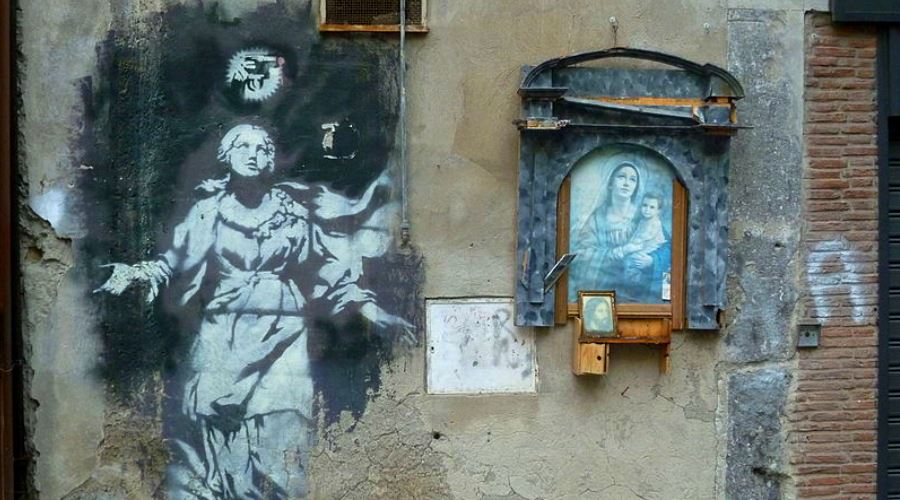 Banksy e la (post) street art al Museo PAN di Napoli: per capire l’arte di strada