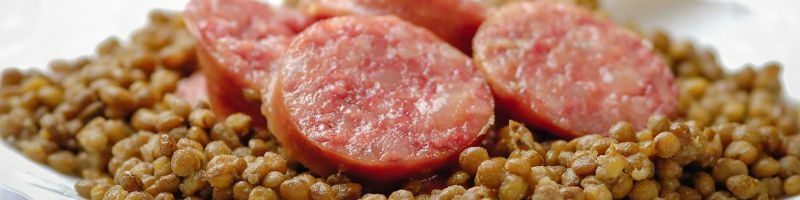 Cotechino and lentils