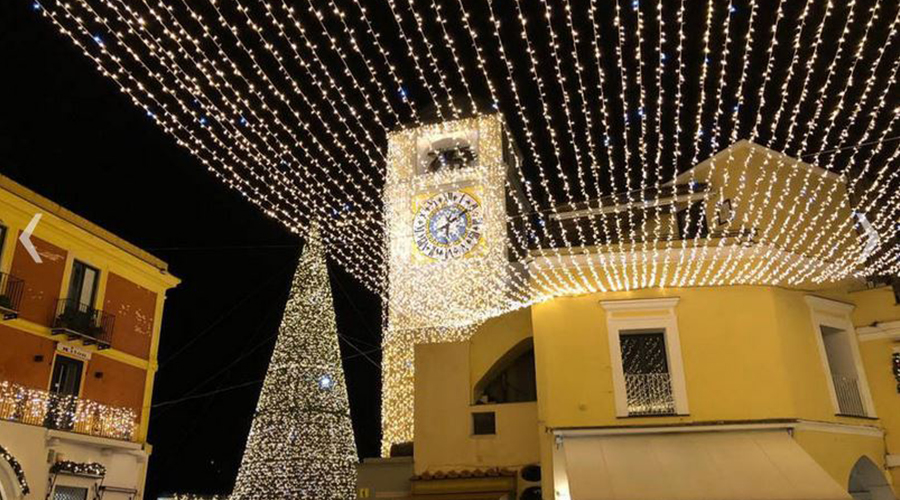 Luminarie di Natale a Capri