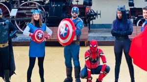 Carnevale 2020 al Museo Nazionale Ferroviario di Pietrarsa con i supereroi