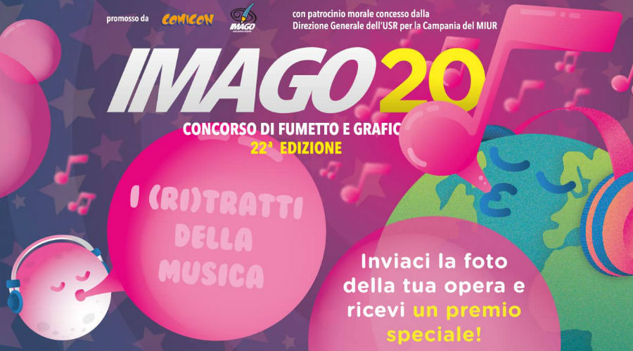 Imago al Comicon Napoli 2020: il concorso di disegno parte sul web