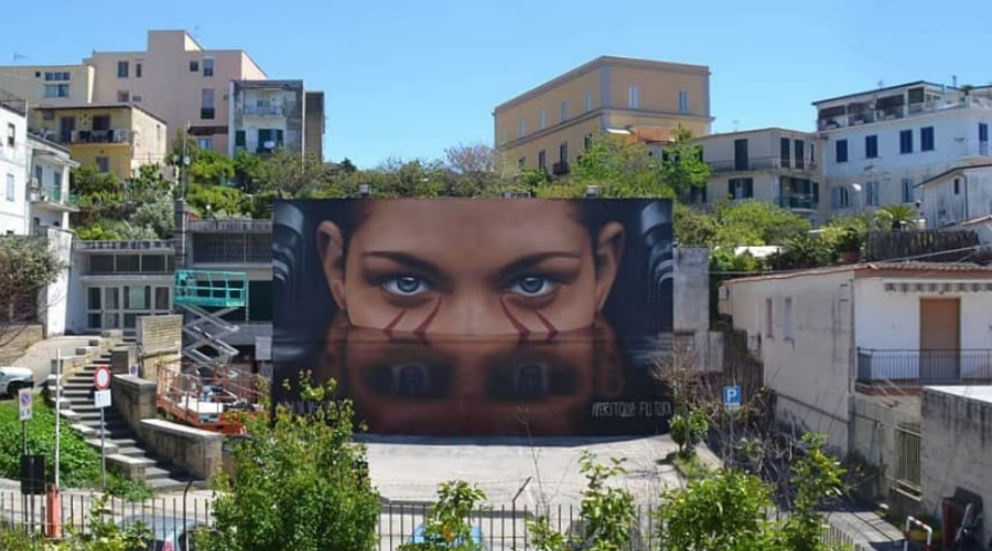 La Sibilla Cumana de Jorit: el nuevo mural en Bacoli