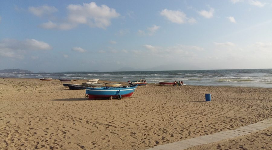 Free beach in Pozzuoli