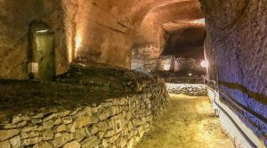 Basilica della Pietrasanta, underground route