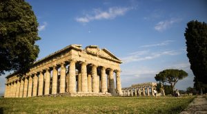 Las antiguas ruinas de Paestum