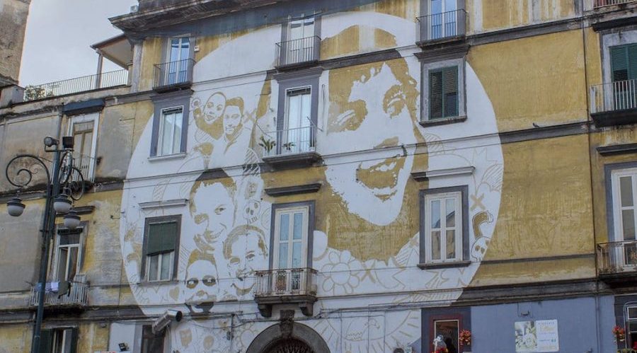 Arte callejero en la Rione Sanità