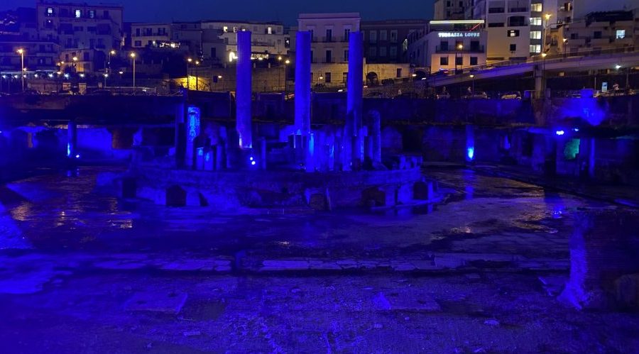 Luci e musica al Tempio di Serapide a Pozzuoli con una suggestiva coerografia