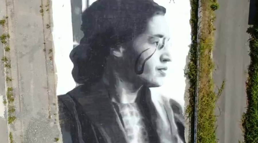 Murales Rosa Parks di Jorit