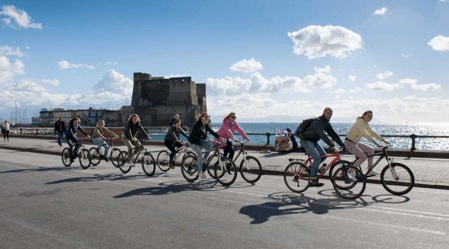 Balade à vélo à Naples