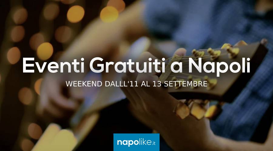 Free events in Naples during the weekend from 11 to 13 September 2020