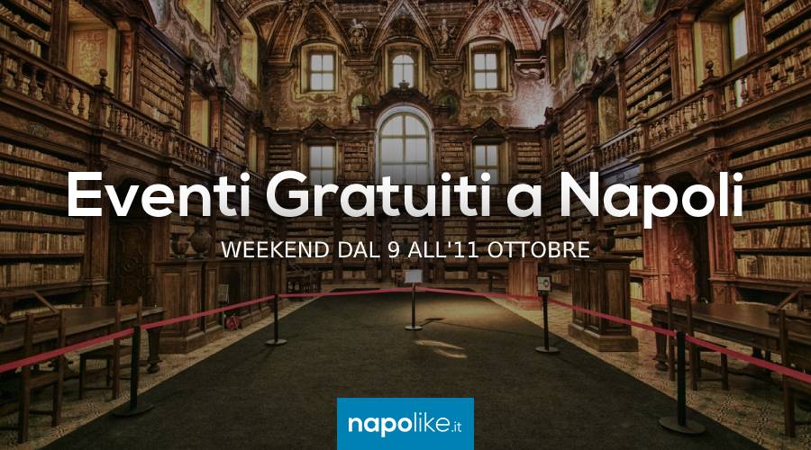 Free events in Naples during the weekend from 9 to 11 October 2020