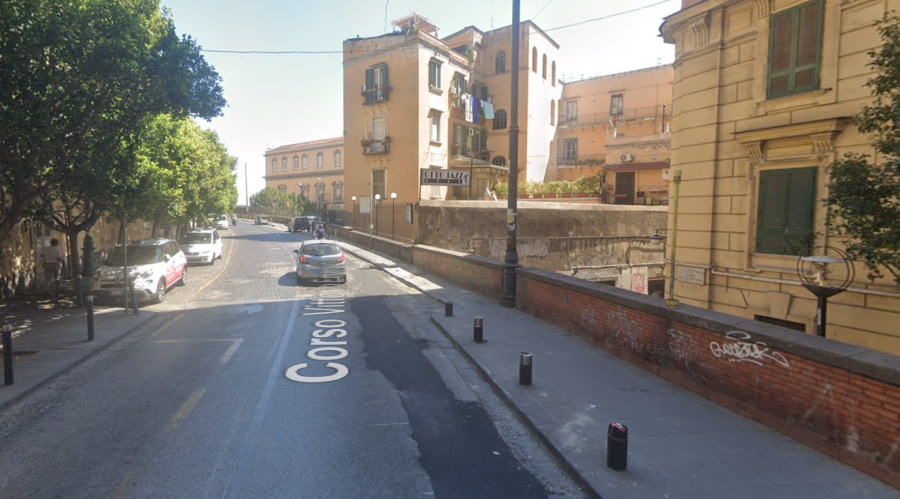 Corso Vittorio Emanuele en Nápoles