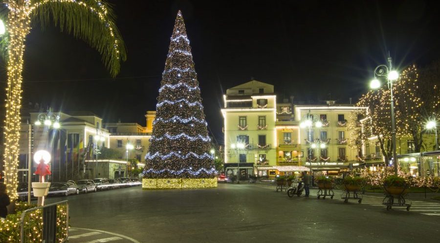 Árbol de Navidad en Sorrento