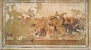 MANN in Neapel: Arbeiten zur Restaurierung des Alexander-Mosaiks sind im Gange