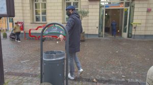 Città Green al Vomero: installazione di cestini per i rifiuti e cura delle aree verdi