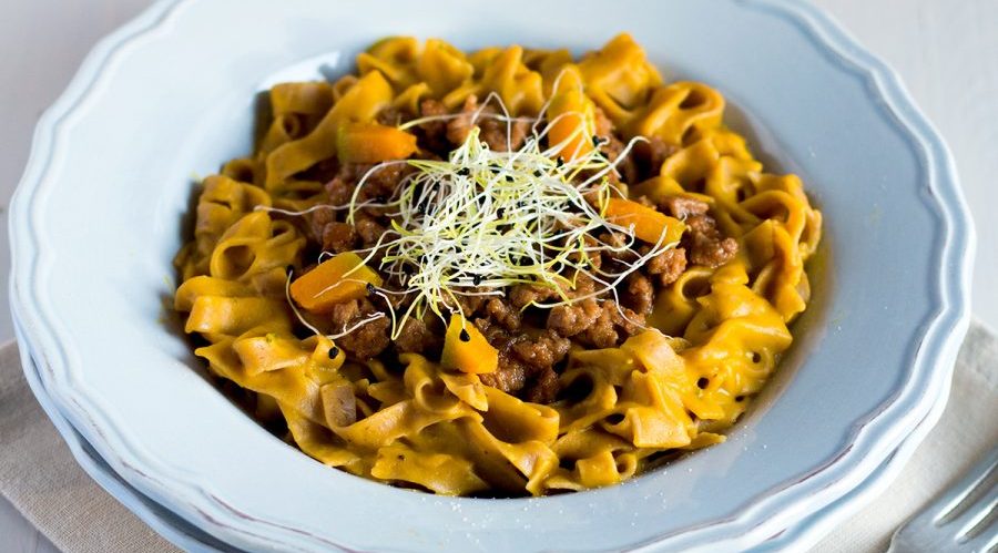 Pasta and chestnuts