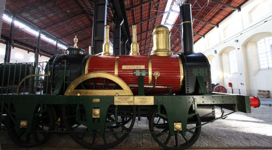 Train at the Pietrarsa Museum