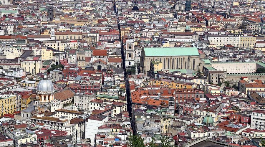 centro histórico de Nápoles