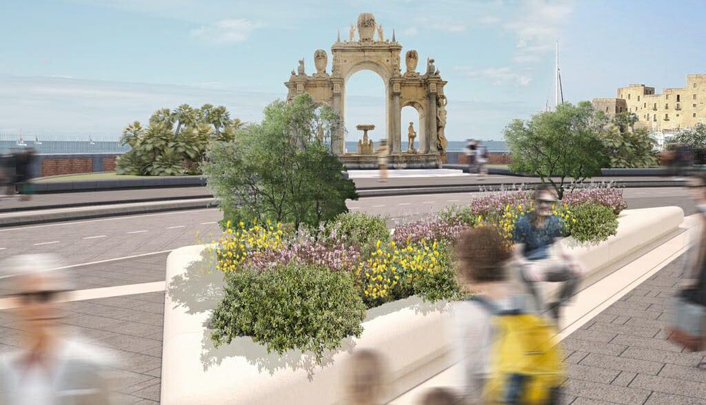 Front de mer de Naples, projet