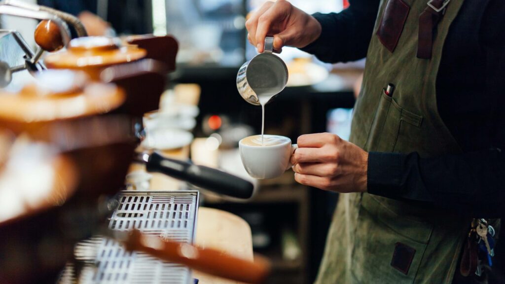 Café en el bar