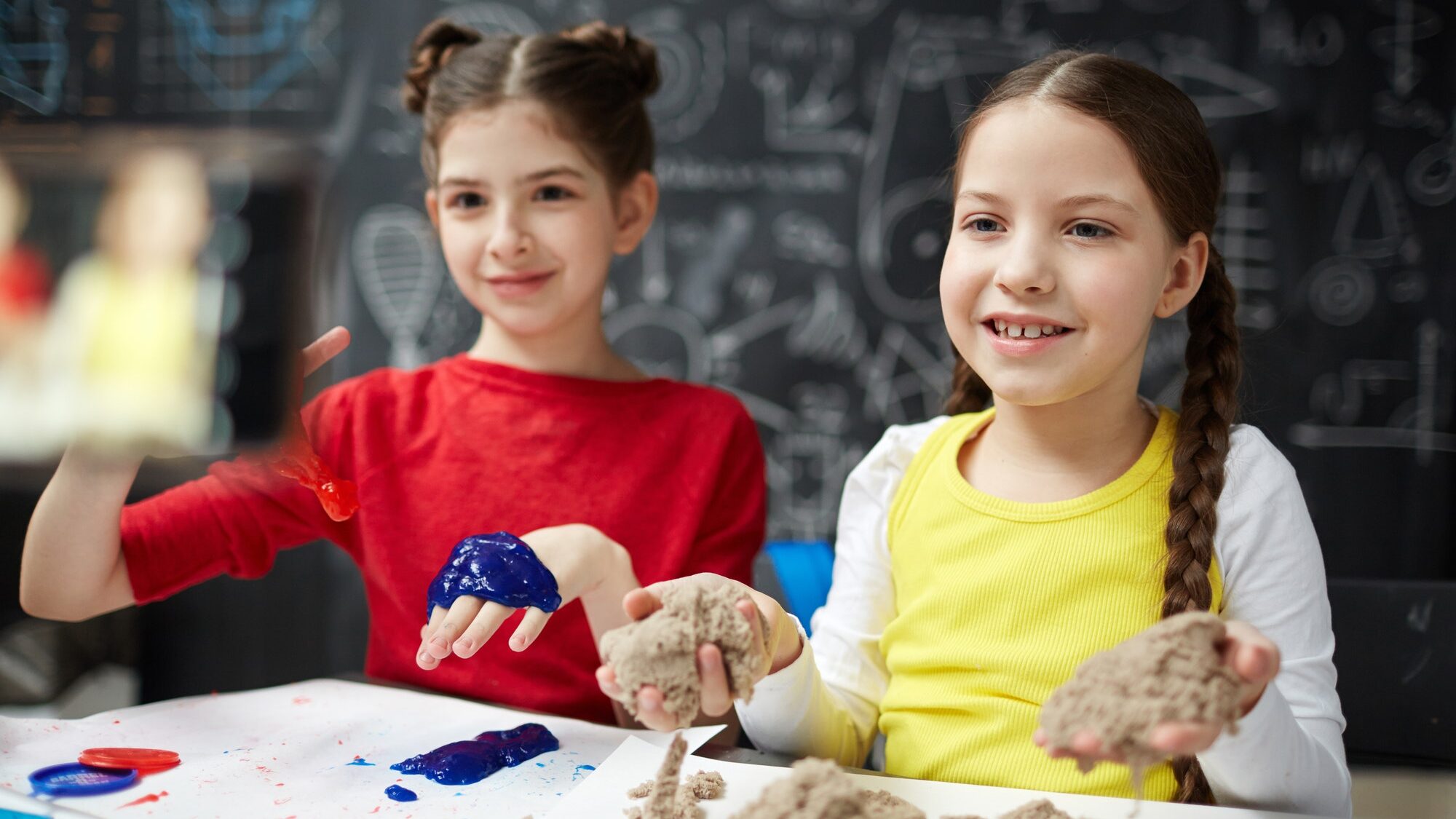 Children drawing