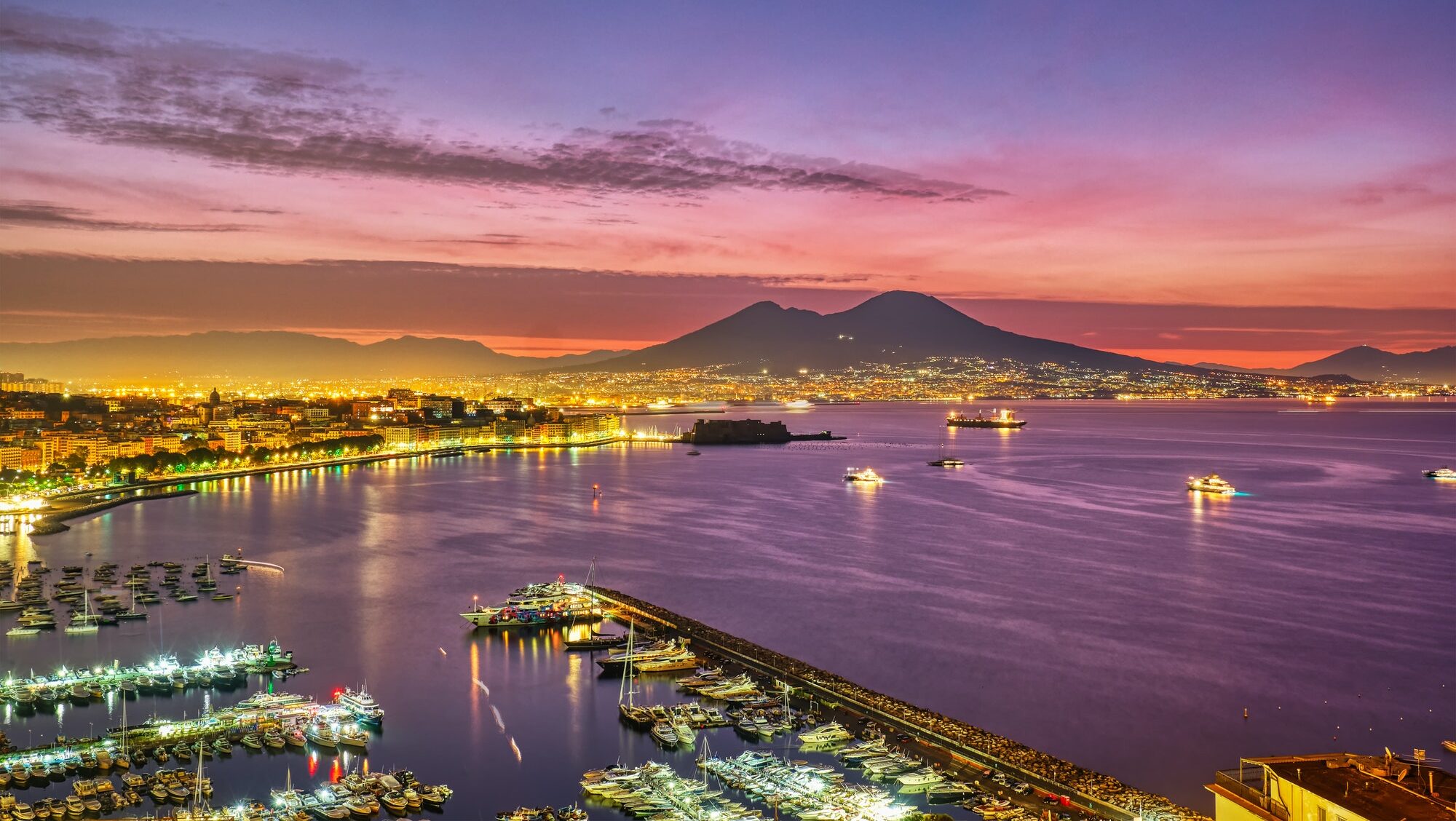 Tramonto a Napoli