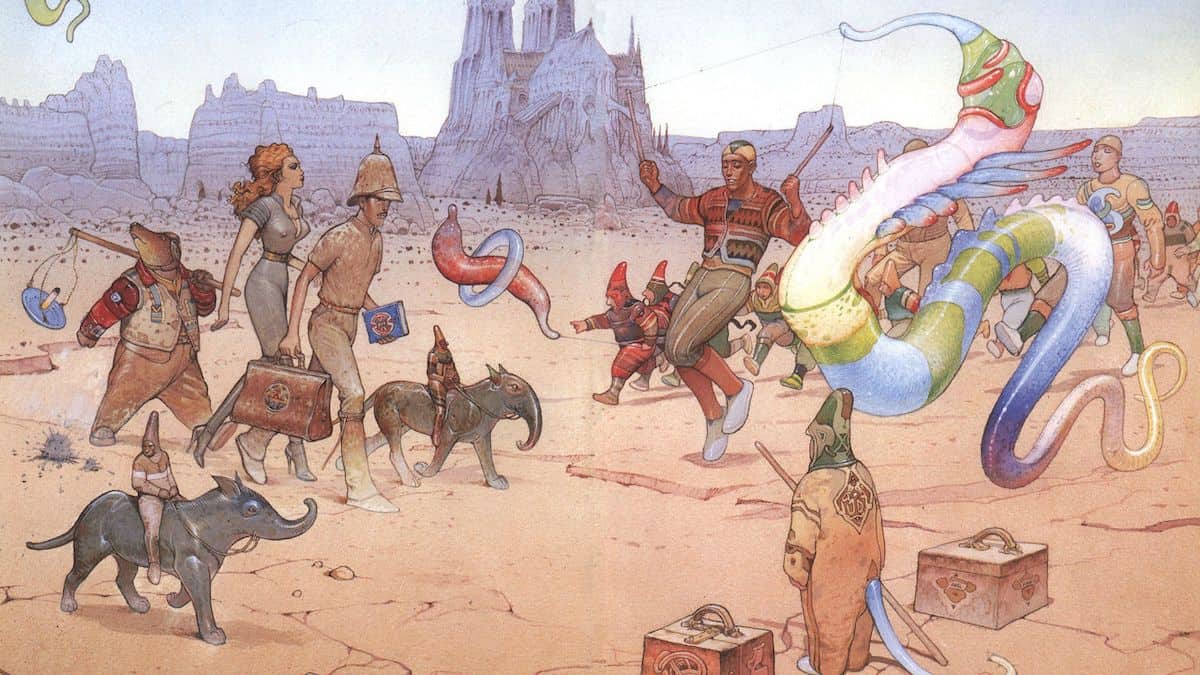 Moebius cartoon