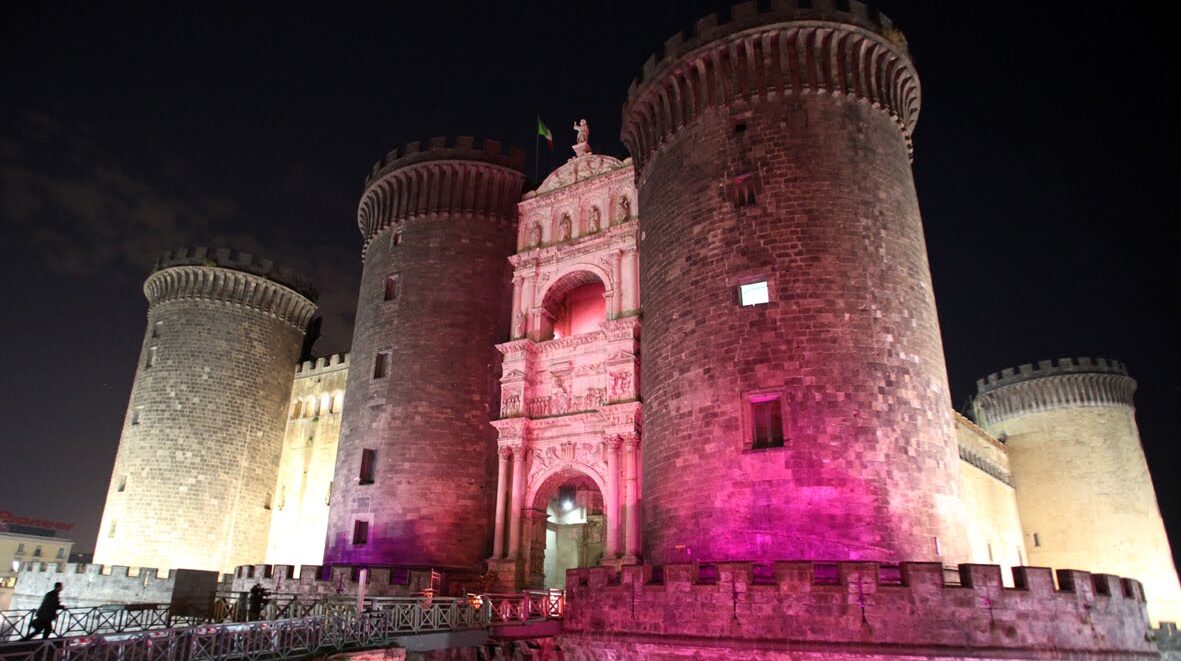 Male Angioino in the evening