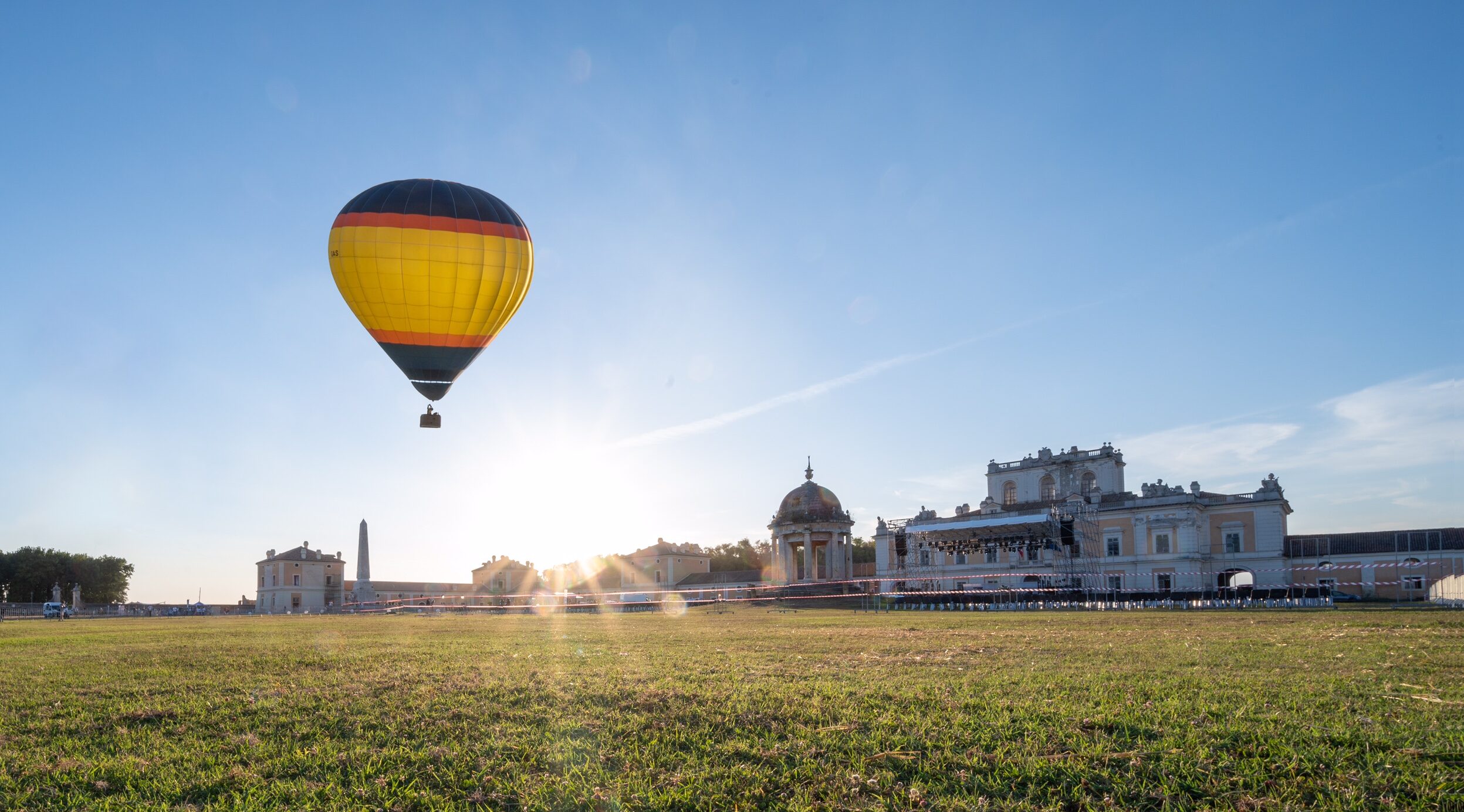 Vol en montgolfière vers Carditello