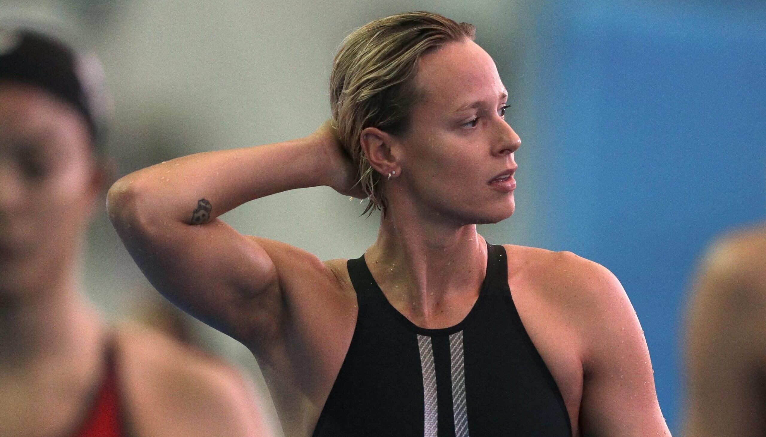 Die Schwimmerin Federica Pellegrini