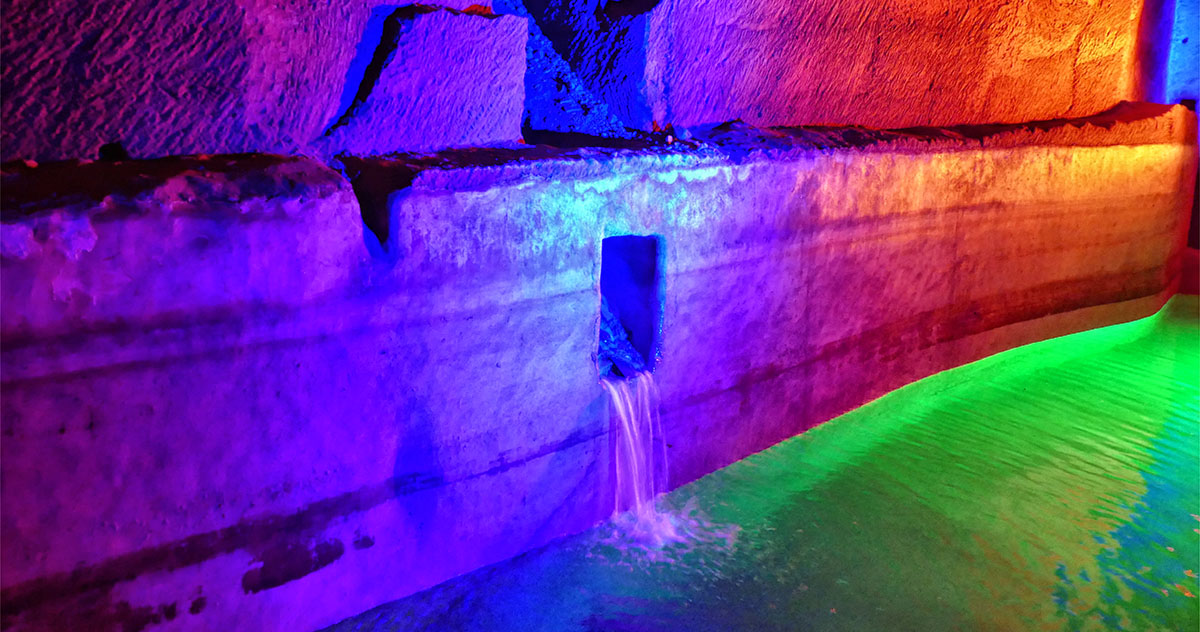 Cistern of the Water Museum in Naples