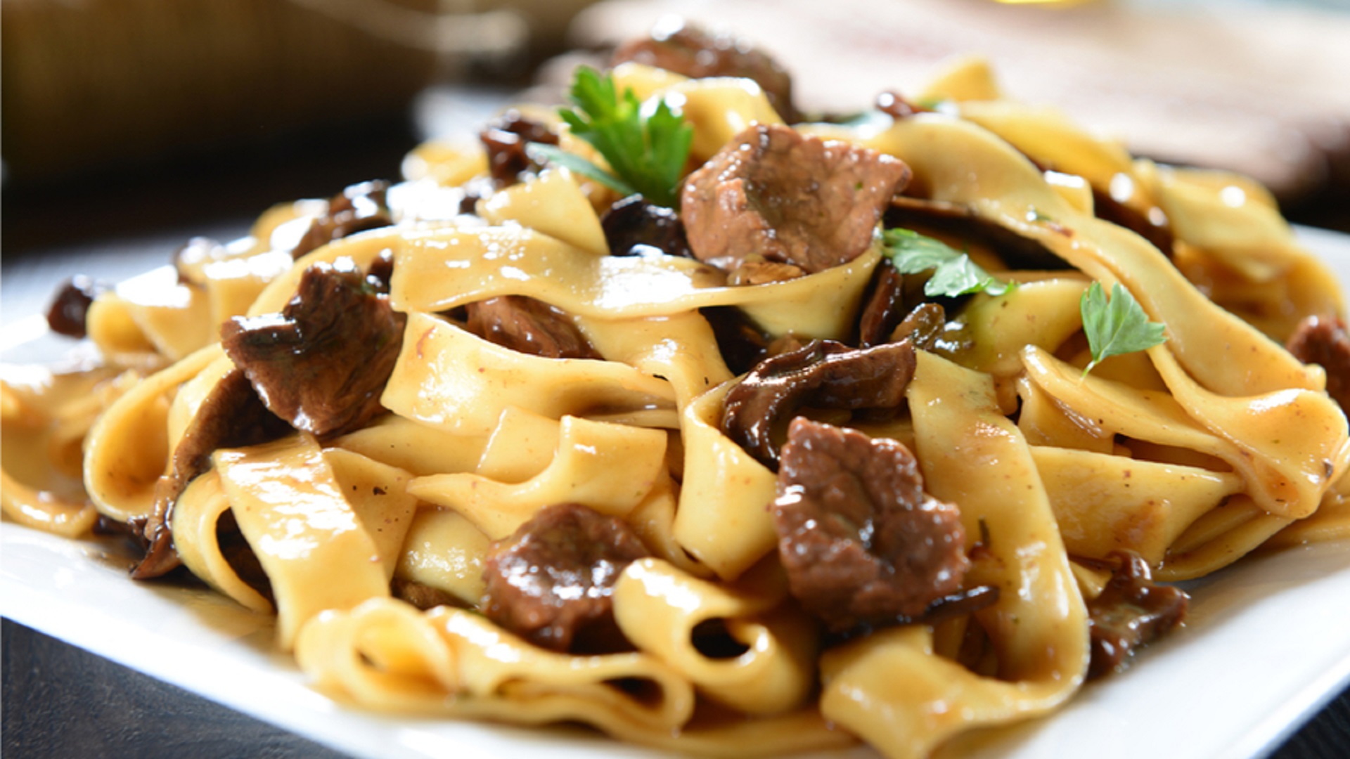 Pasta con funghi porcini