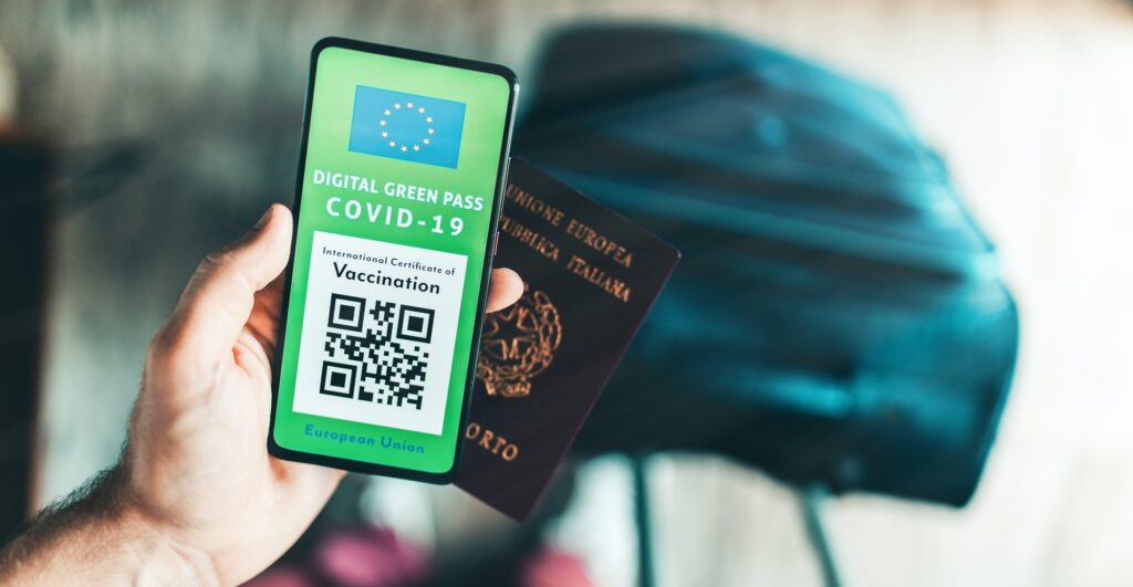 Certificado de vacinação European Green Pass