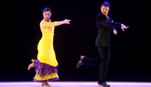 Bailarines de flamenco