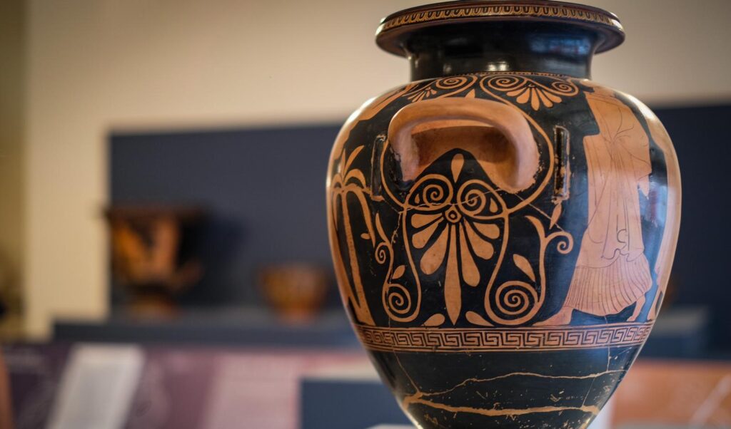 Vase at the National Archaeological Museum of Naples