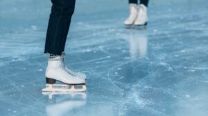 Ice skating