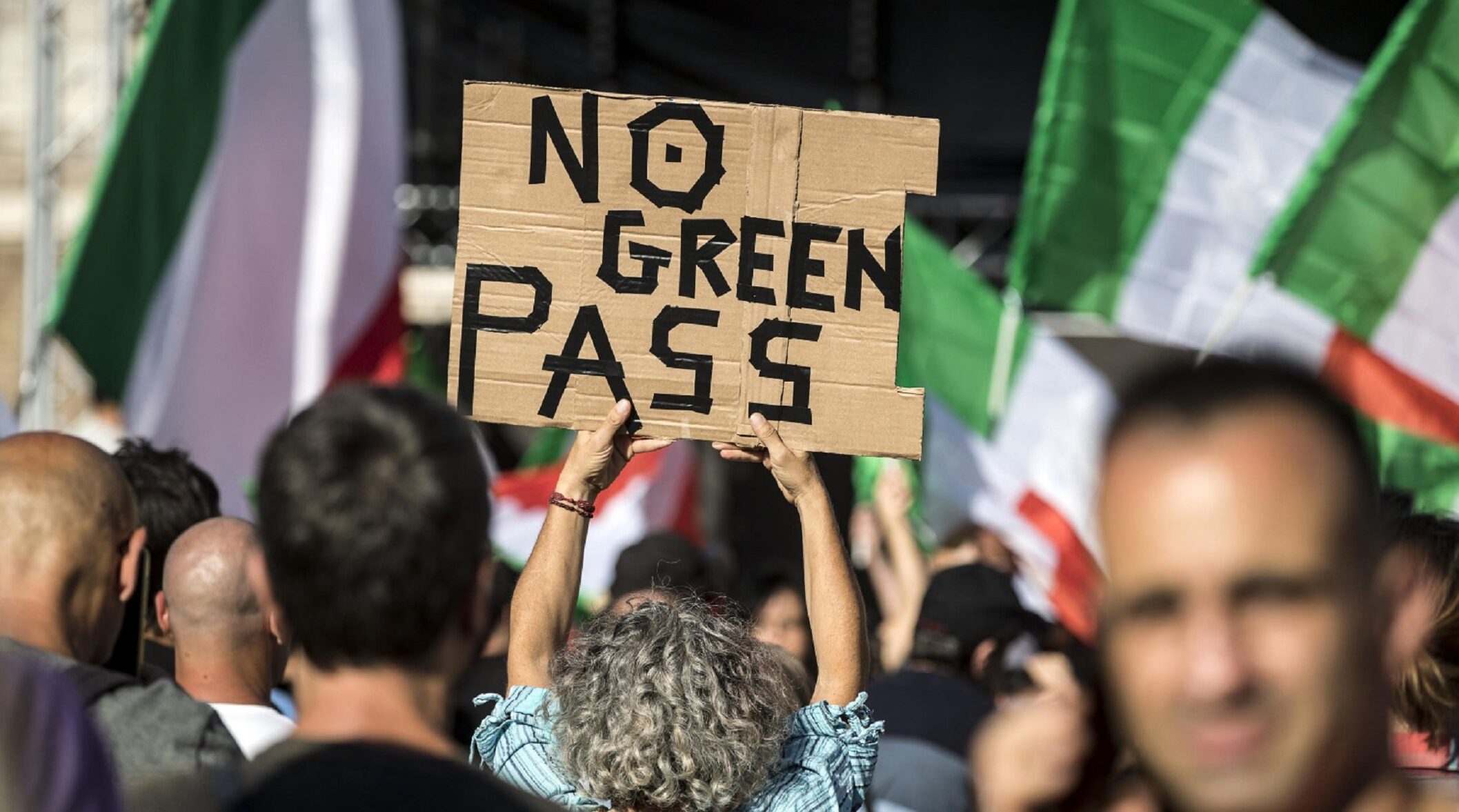 Manifestazione no Green Pass