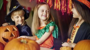 Niños en Halloween