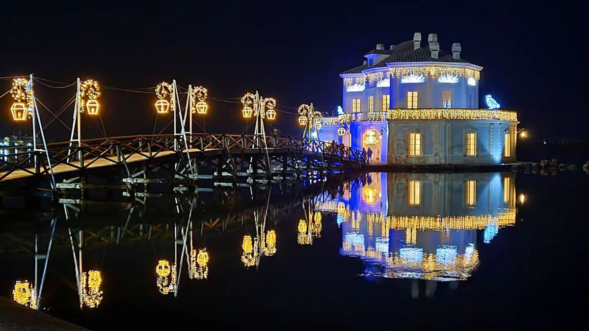 Casina Vanvitelliana à Noël