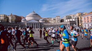 Marathon auf der Piazza Plebiscito