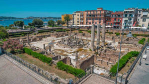 The Temple of Serapis from above