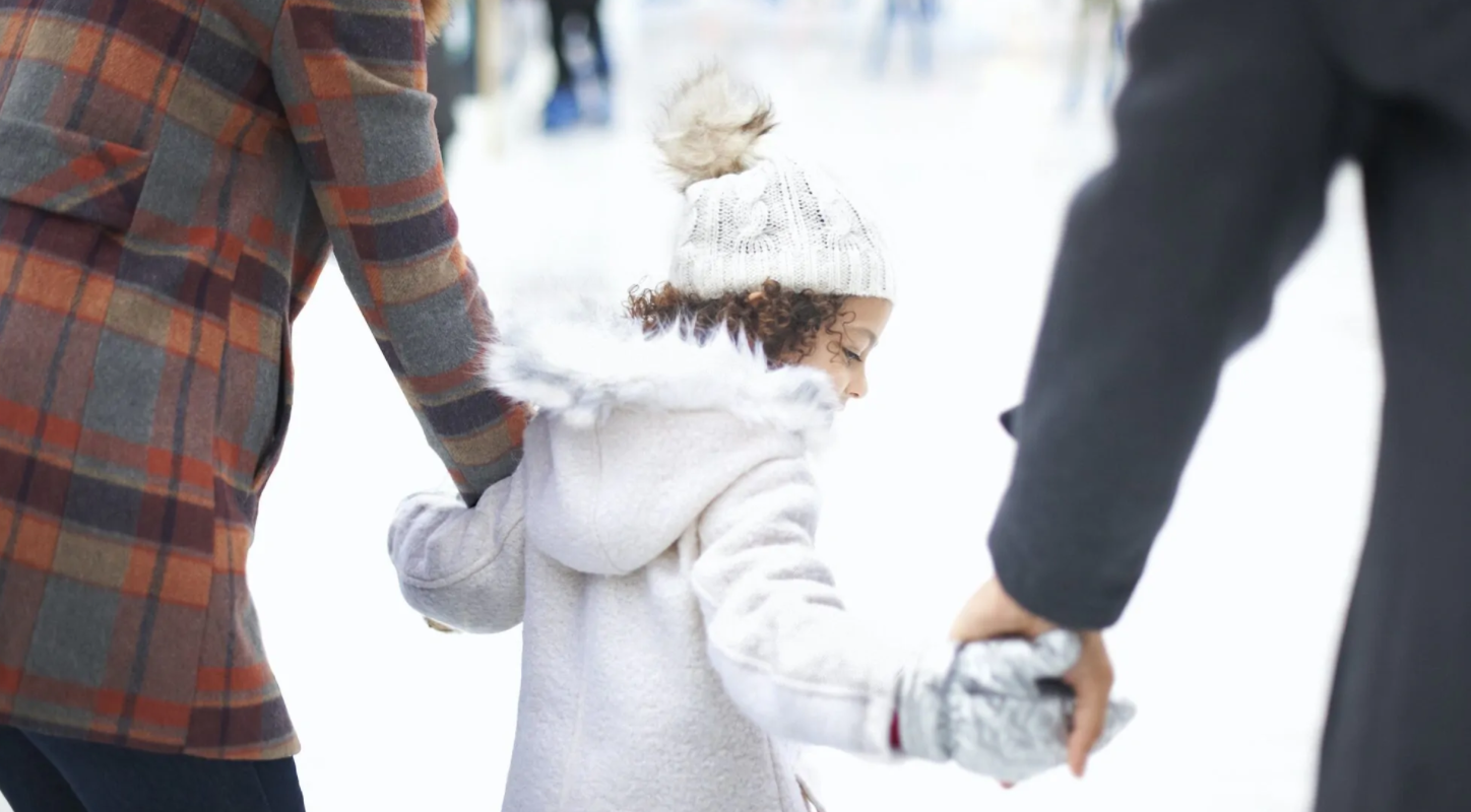 Patinage en famille