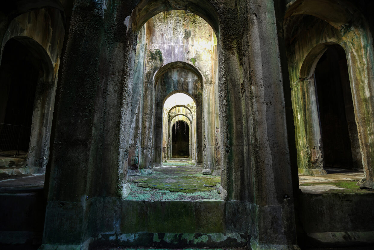 piscina mirabilis, vista de dentro