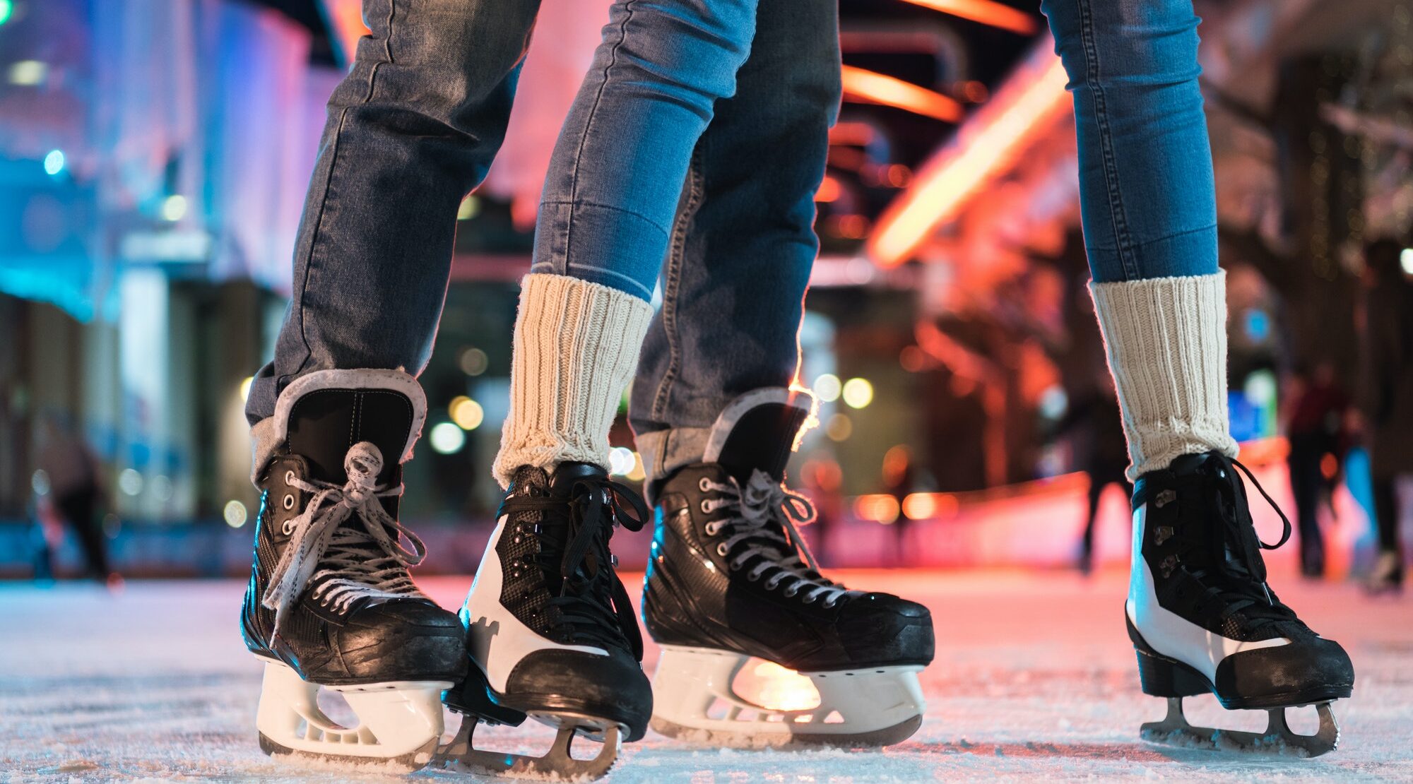 Ice skating