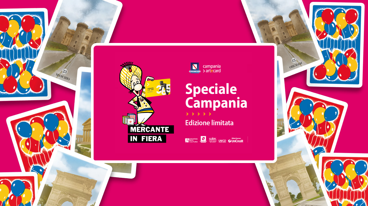 Il Mercante in Fiera dedicato alla Campania arriva in regalo con Artecard!