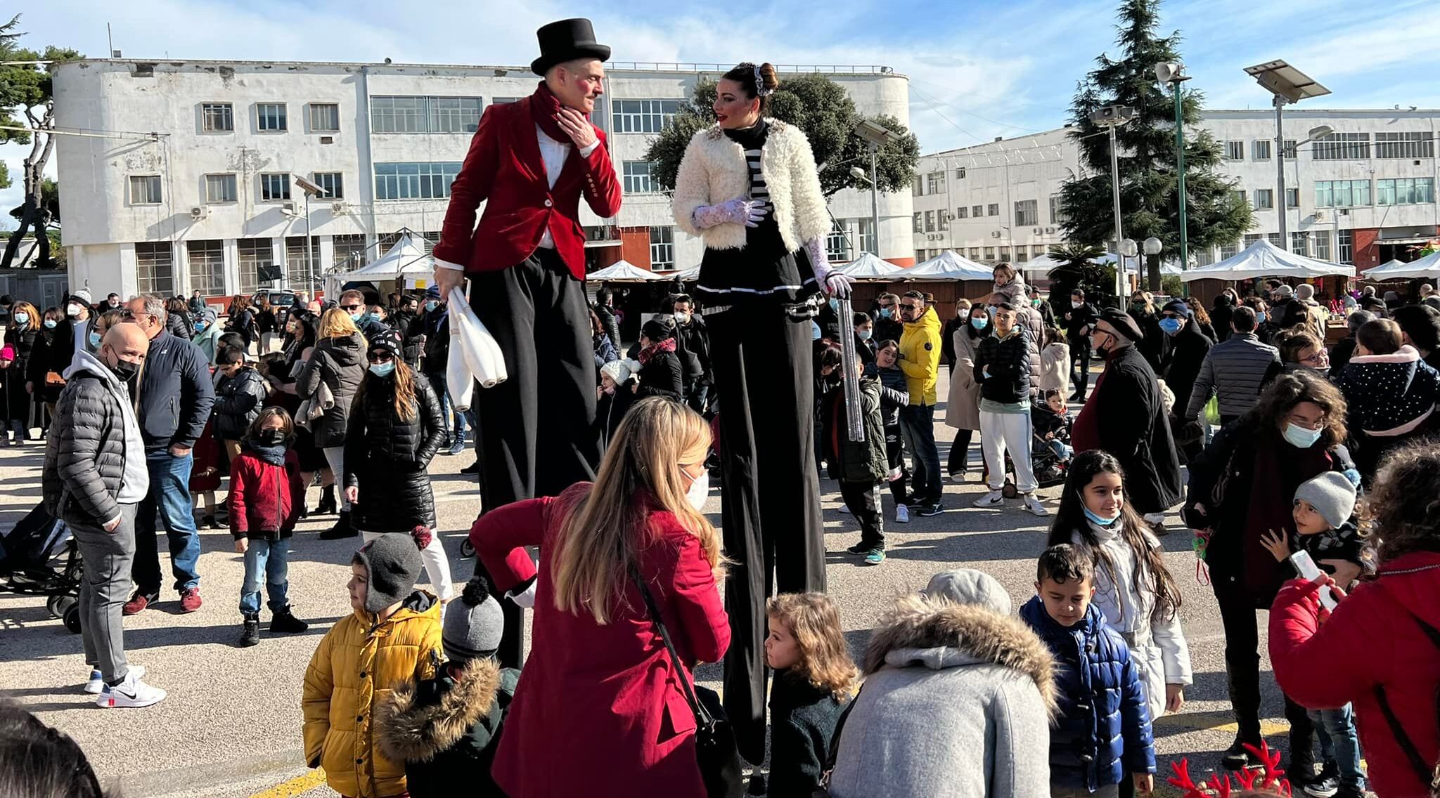 Navidad en la antigua base de la OTAN en Bagnoli